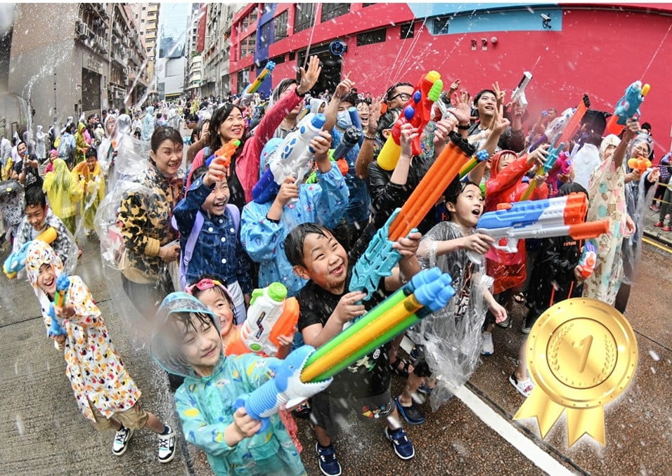 親子活動｜香港潑水節2024嘉年華 4月上演 泰國特色市集 x 街頭水戰 x 街頭小食